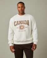 Tims Canada Unisex Crewneck - Cream