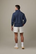 Tims Unisex French Terry Shorts - Cloud Marl 6" - Image 3
