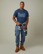 Vintage Restaurant Unisex T-Shirt  - Dark Slate - Image 4