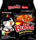 Samyang Buldak Korean Spicy Chicken Ramen (4.94 oz. per package) Limited to one！