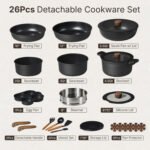 Forest Detachable Cookware Set - 26 pcs - Image 8